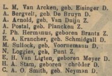 1896 Geboorte Wilhelmina Aleida Bergvelt  